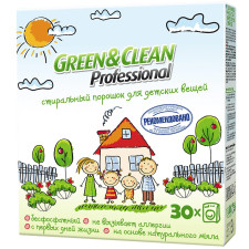 Порошок пральний Green&Clean Professional для дитячого одягу 3кг mini slide 1