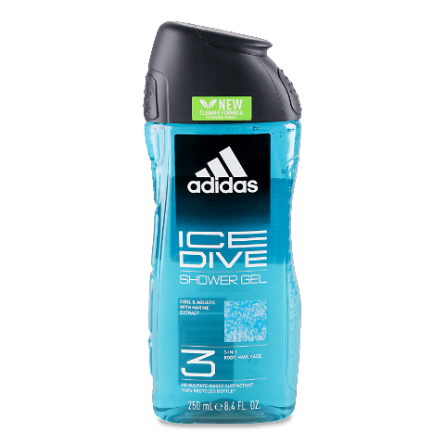 Гель для душу Adidas Ice Dive 3 в 1