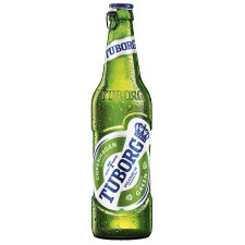 Пиво Tuborg Green светлое пастеризованное 4.6% 0,5л mini slide 1