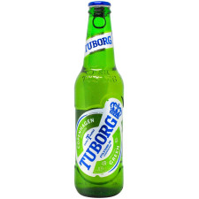 Пиво Tuborg Green світле 4,6% 0,33л mini slide 1