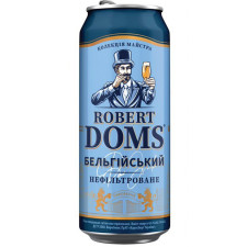 Пиво Robert Doms Бельгійський світле нефільтроване 4,3% 0,5л mini slide 1