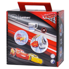 Набор детской посуды Luminarc Disney Cars 3шт mini slide 1