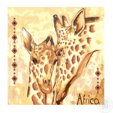 Серветки Luxy Африка тришарові 33x33см 15шт mini slide 1