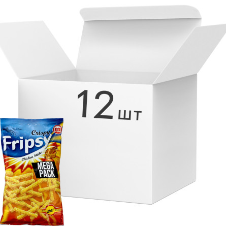 Упаковка чипсов Fripsy Mega Pack со вкусом курицы 120 г х 12 шт