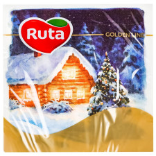 Серветки Ruta Зимова казка паперові двошарові 33х33см 20шт mini slide 1