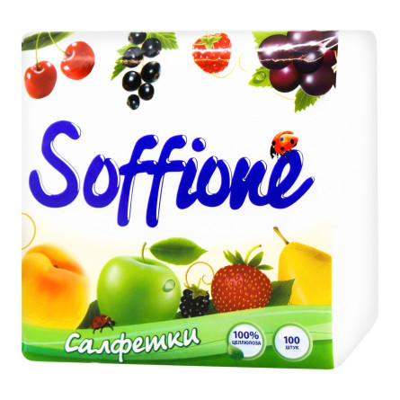 Серветки Soffione 33X33см 100шт