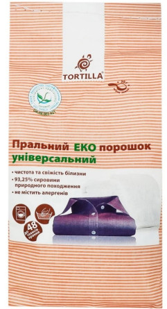 Пральний порошок Tortilla Еко універсальний 2,4кг
