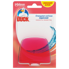 Підвісний очищувач для унітазу Duck Свіжість пелюстків змінний флакон 55г mini slide 1