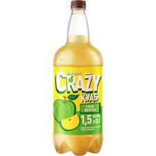 Квас Квас Тарас Crazy Kvas смак Яблуко 1,5л mini slide 1
