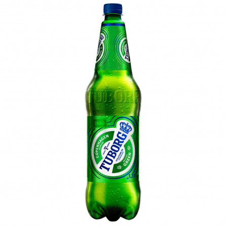 Пиво Tuborg Green светлое 4,6% 1,35л slide 1