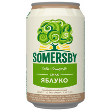 Сидр Somersby Яблуко 4,7% 0,33л mini slide 1