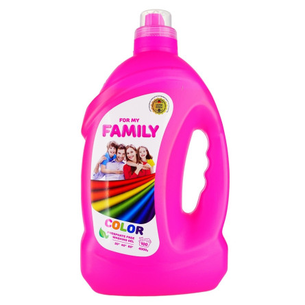 Гель для прання Family для кольорових речей 4000г