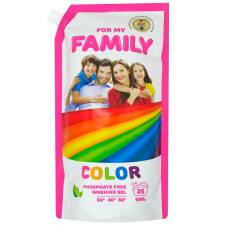 Гель для прання Family Color 1л mini slide 1