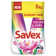 Порошок пральний Savex Color&Care автомат 6кг mini slide 1
