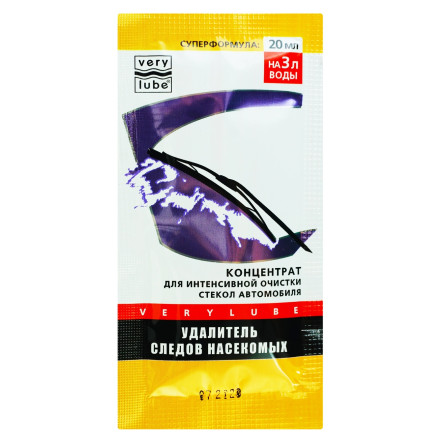 Видаляч Very lube слідів комах 20мл