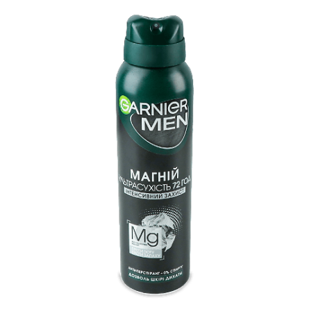 Дезодорант-спрей Garnier Men магній ультрасухість