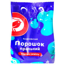 Пральний порошок Auchan Морська свіжість безфосфатний автомат 3кг mini slide 1
