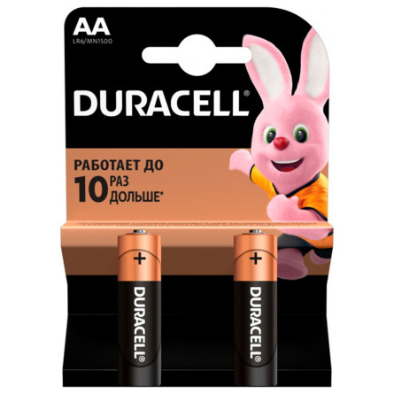 Батарейки Duracell AA лужні 2шт