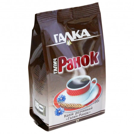 Напій кавовий Галка Галич-Ранок з екстрактом з кореня цикорію розчинний порошкоподібний 100г