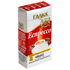 Кава Галка Еспрессо Міцна натуральна смажена мелена 225г mini slide 1