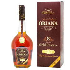 Коньяк Таврія Оріана Gold Reserve 8років 40% 0,5л mini slide 1