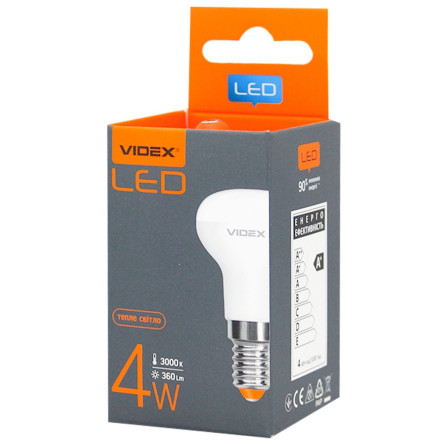 Лампа світлодіодна Videx R39E 4W E14 3500K