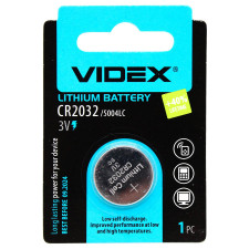 Батарейка Videx литиевая СR2032 mini slide 1