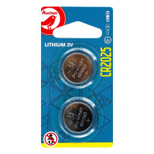 Батарейки Auchan алкалиновые CR2025 3V 2шт mini slide 1