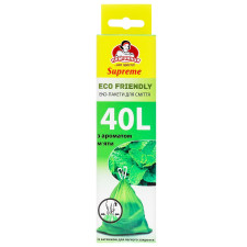 Пакети Помічниця Eco Friendly для сміття з ароматом м'яти 40л 12шт mini slide 1