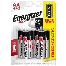 Батарейка Energizer Max AA 4+2шт mini slide 1