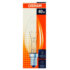 Лампа накаливания Osram В 40W CL 40 E14 mini slide 1