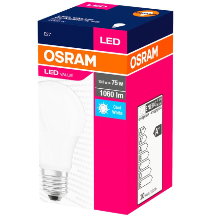 Лампа светодиодная Osram LED Value 10,5W E27 slide 1