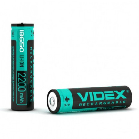 Аккумулятор Videx Lithium-ion 18650 2200mAh slide 1