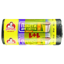 Пакети для сміття Помічниця 40л 30шт mini slide 1