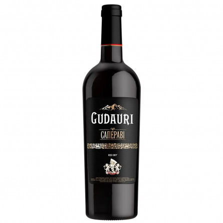 Вино Gudauri Сапераві червоне сухе столове 9,5-14% 0,75л slide 1