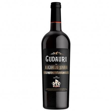 Вино Gudauri Алазанская Долина красное полусладкое 9,5-13% 0,75л slide 1