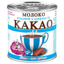 Молоко згущене Заречье з цукром і какао 7.5% 370г mini slide 1