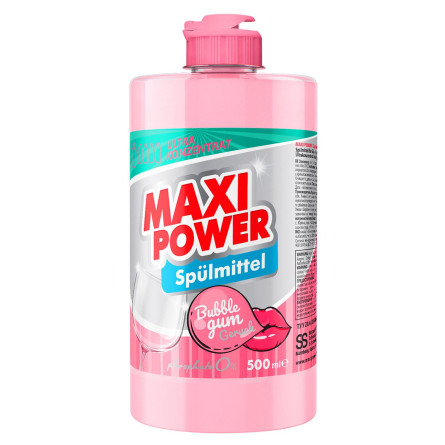 Средство для мытья посуды Maxi Power Бабл Гам 0,5л