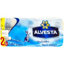 Папір туалетний Alvesta Classic тришаровий 10рул mini slide 1