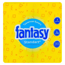 Папір туалетний Fantasy двошаровий 4шт mini slide 1