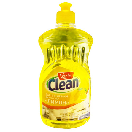 Средство для мытья посуды Varto Clean Лимон 550мл