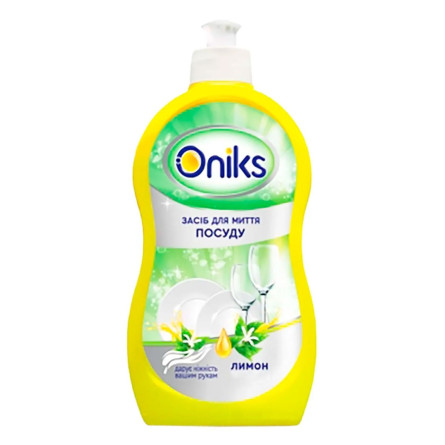 Засіб для миття посуду Oniks лимон 1л slide 1