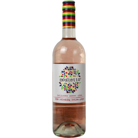 Вино Mosketto Rosato розовое полусладкое 0.75 л
