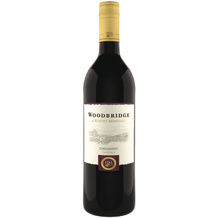 Вино Robert Mondavi Zinfandel Woodbridge красное сухое 0.75 л