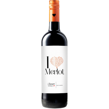Вино I heart Мerlot червоне напівсухе 0.75 л slide 1