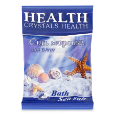 Сіль для ванни Crystals Health морська натуральна mini slide 1