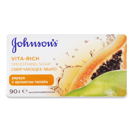 Мило Johnson’s Body Care Vita-Rich пом'якшувальне з екстрактом папайї