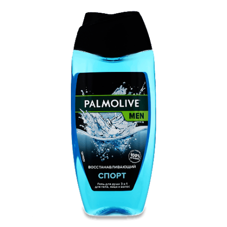 Гель для душу Palmolive Men 3 в 1 «Спорт» відновлюючий