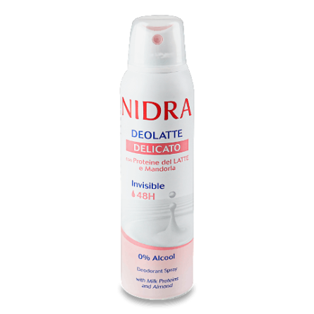 Дезодорант-спрей Nidra з молочними протеїнами та мигдалем ніжний slide 1