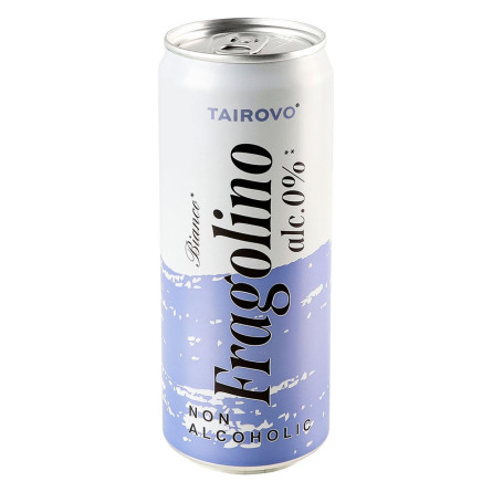 Напій сильногазований Tairovo Fragolino Bianco безалкогольний 0,33л